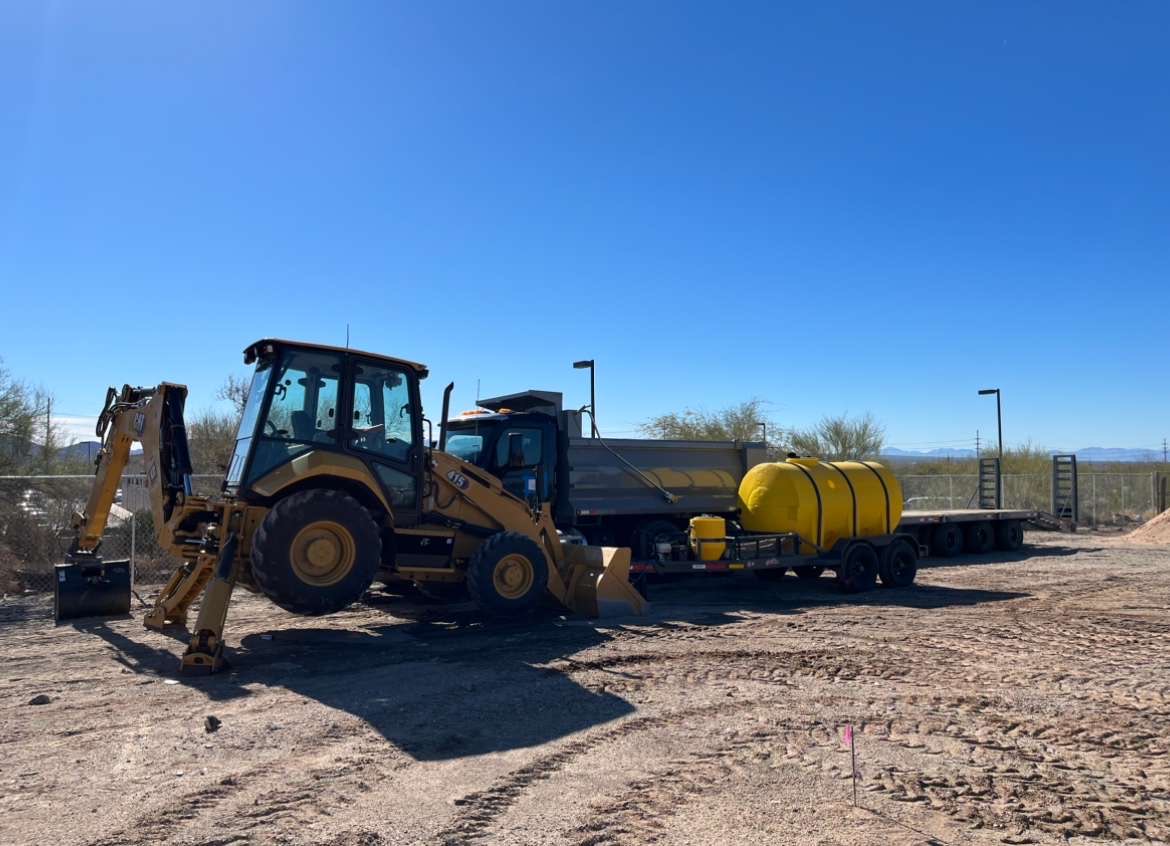 Additional heavy machinery and vehicles used in land development projects